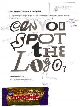 Bandanas message design and fonts worksheet