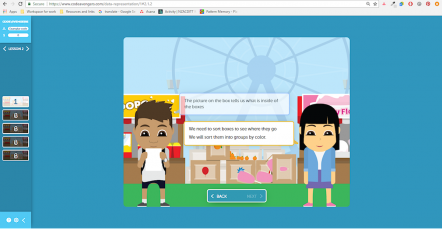 Screenshot of a dialogue screen.