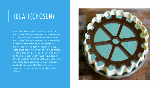 Pie and description